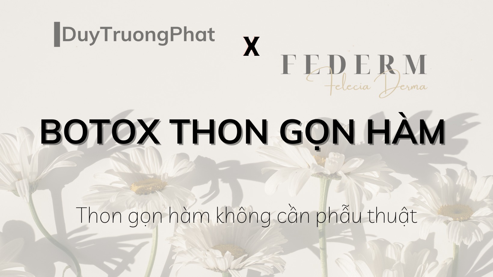 GIẢI PHÁP THON GỌN HÀM NHANH CHÓNG KHÔNG CẦN PHẪU THUẬT